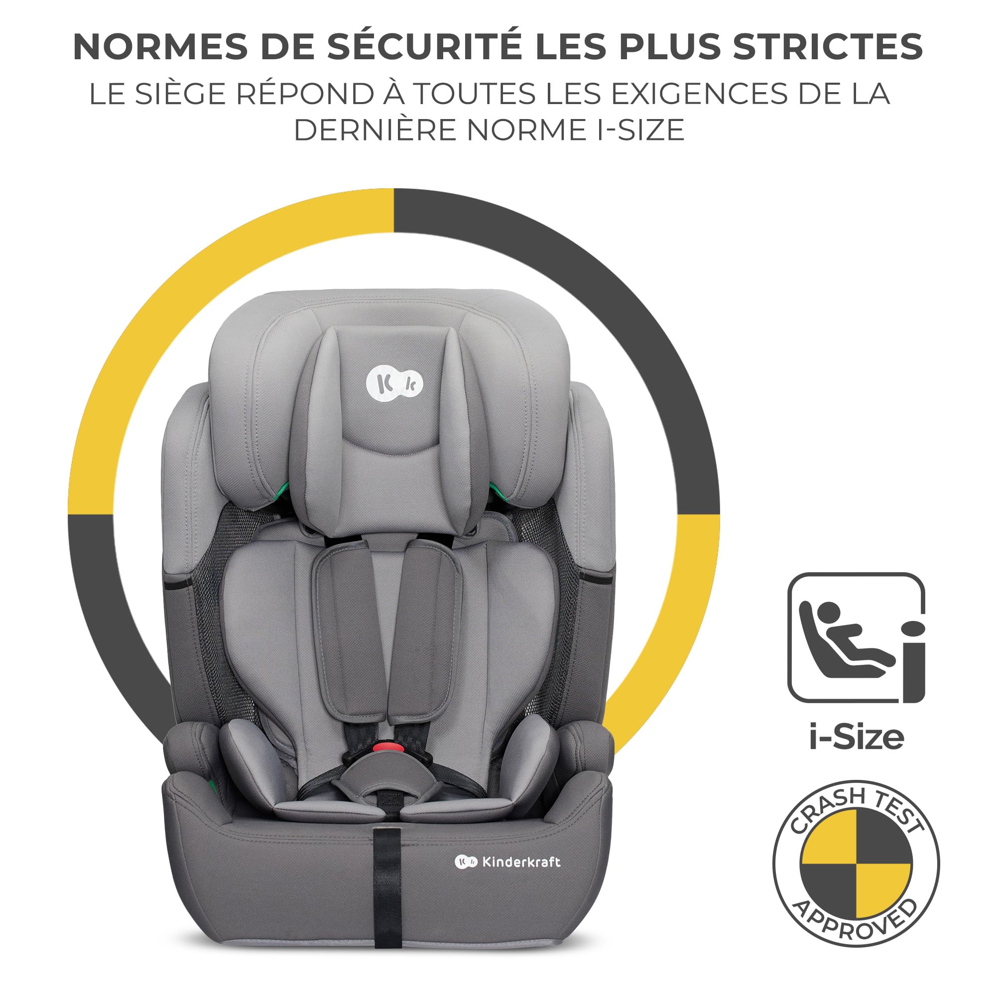 Kinderkraft siège Auto Comfort Up i-Size Noir