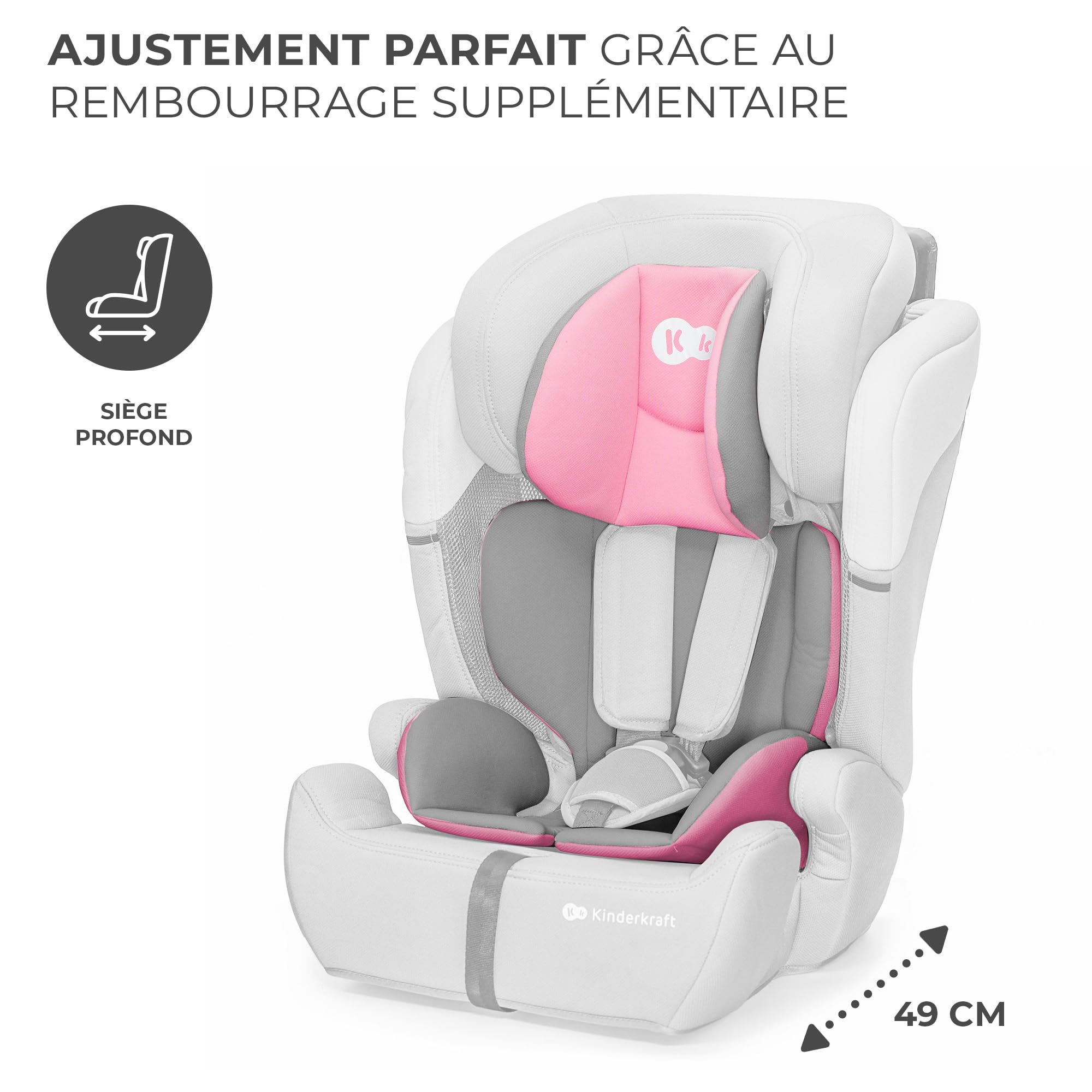 Kinderkraft siège Auto Comfort Up i-Size Noir