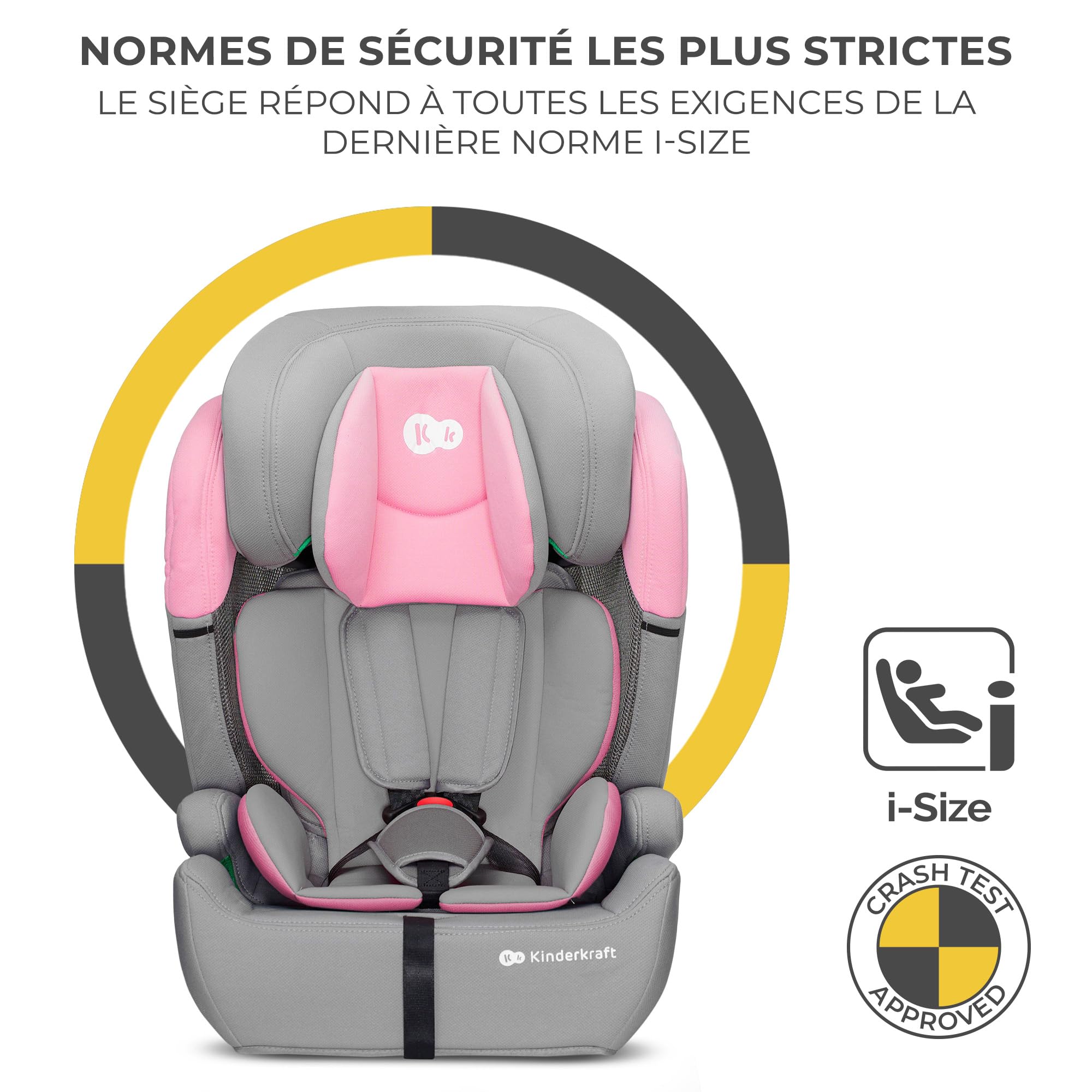 Kinderkraft siège Auto Comfort Up i-Size Noir