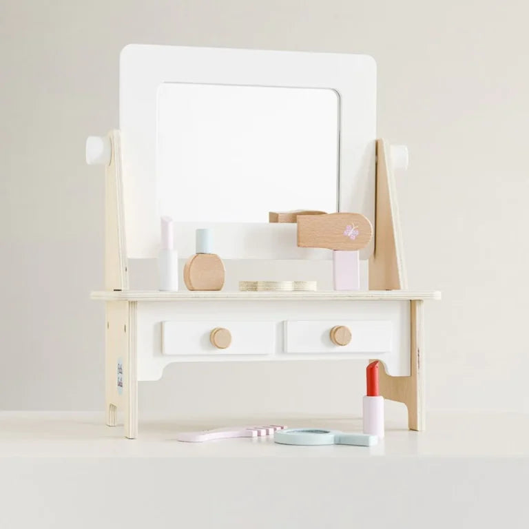 Mini Coiffeuse Jouet en Bois