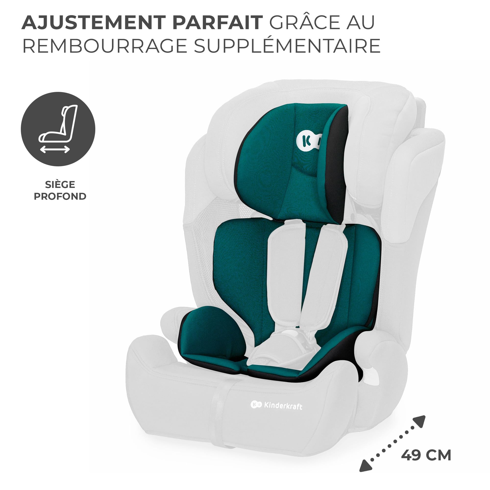 Kinderkraft siège Auto Comfort Up i-Size Noir