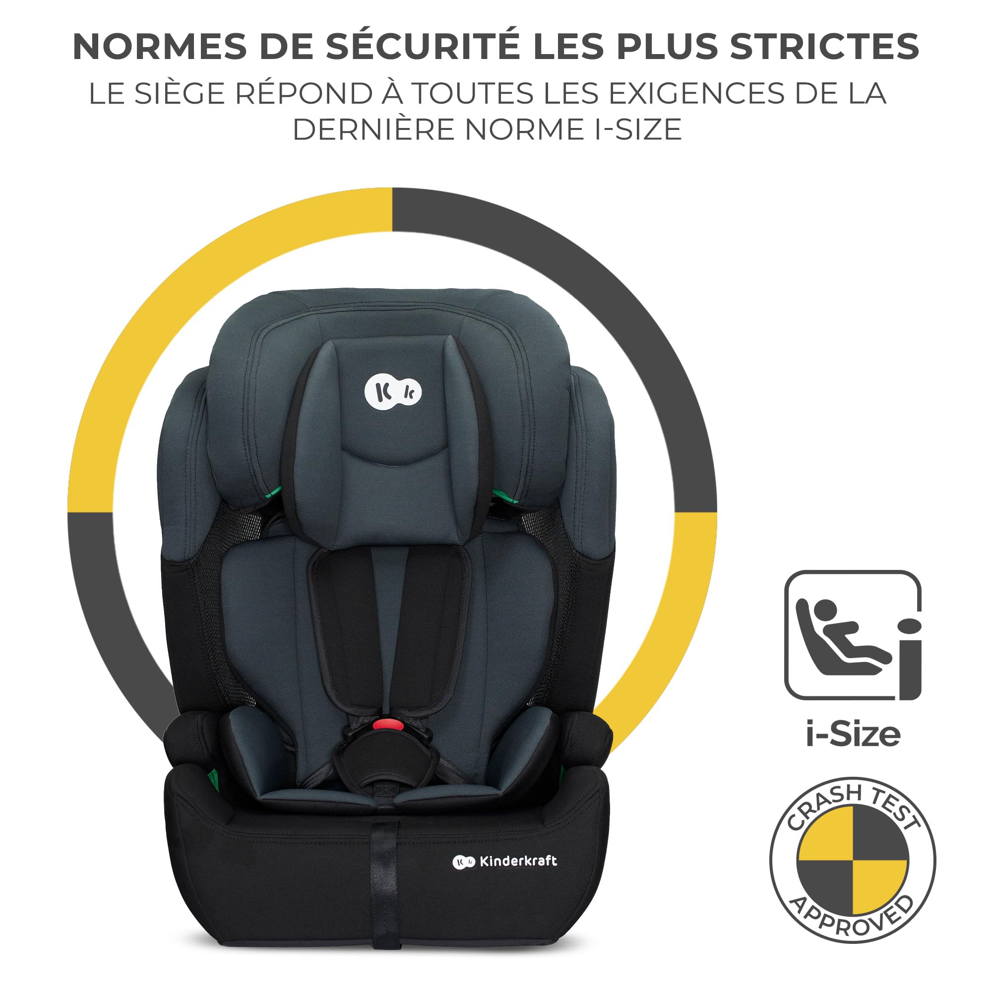 Kinderkraft siège Auto Comfort Up i-Size Noir